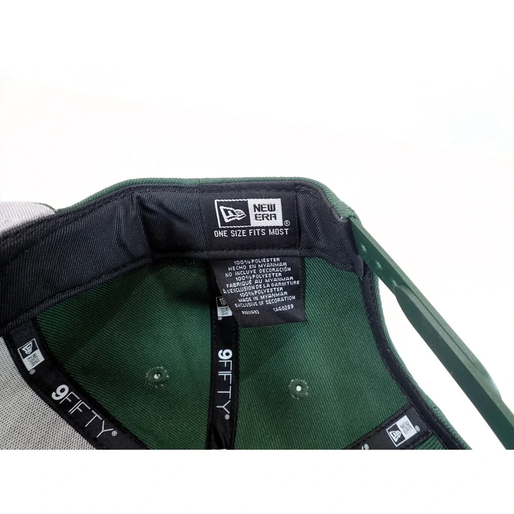 New Era 9FIFTY Green Bay Packers Snapback‎ Hat NFL Green Gold Flat Bill